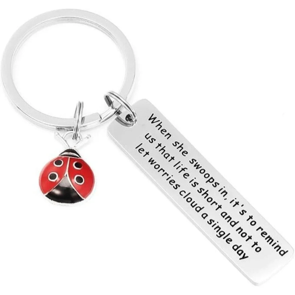 Ladybug Keychain Gifts for Women,
